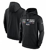Men's Washington Commanders 2022 Black Crucial Catch Therma Performance Pullover Hoodie,baseball caps,new era cap wholesale,wholesale hats